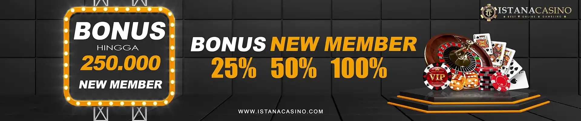 BONUS NEW MEMBER HINGA 100%